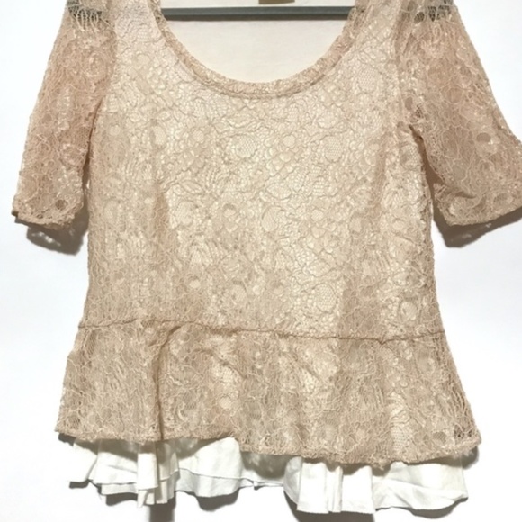 Deletta Anthroplogie Lace Blouse - Picture 2 of 5
